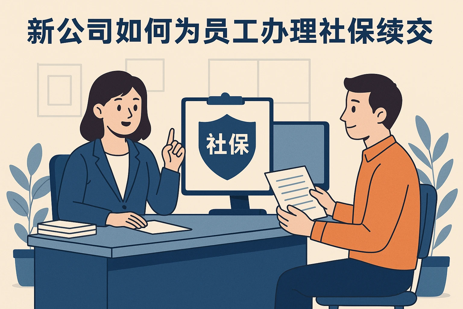新公司如何为员工办理社保续交