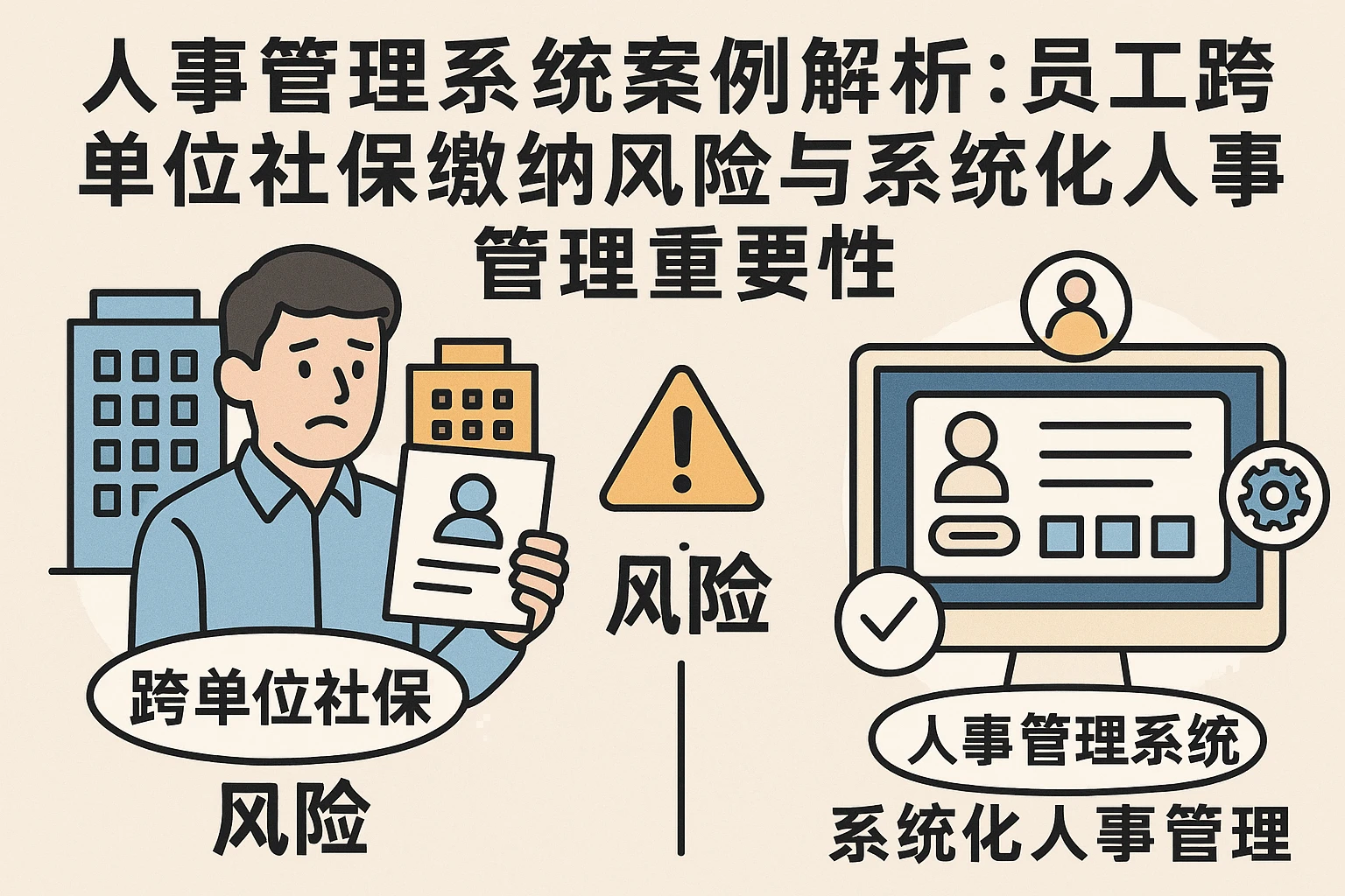 人事管理系统案例解析:员工跨单位社保缴纳风险与系统化人事管理的重要性