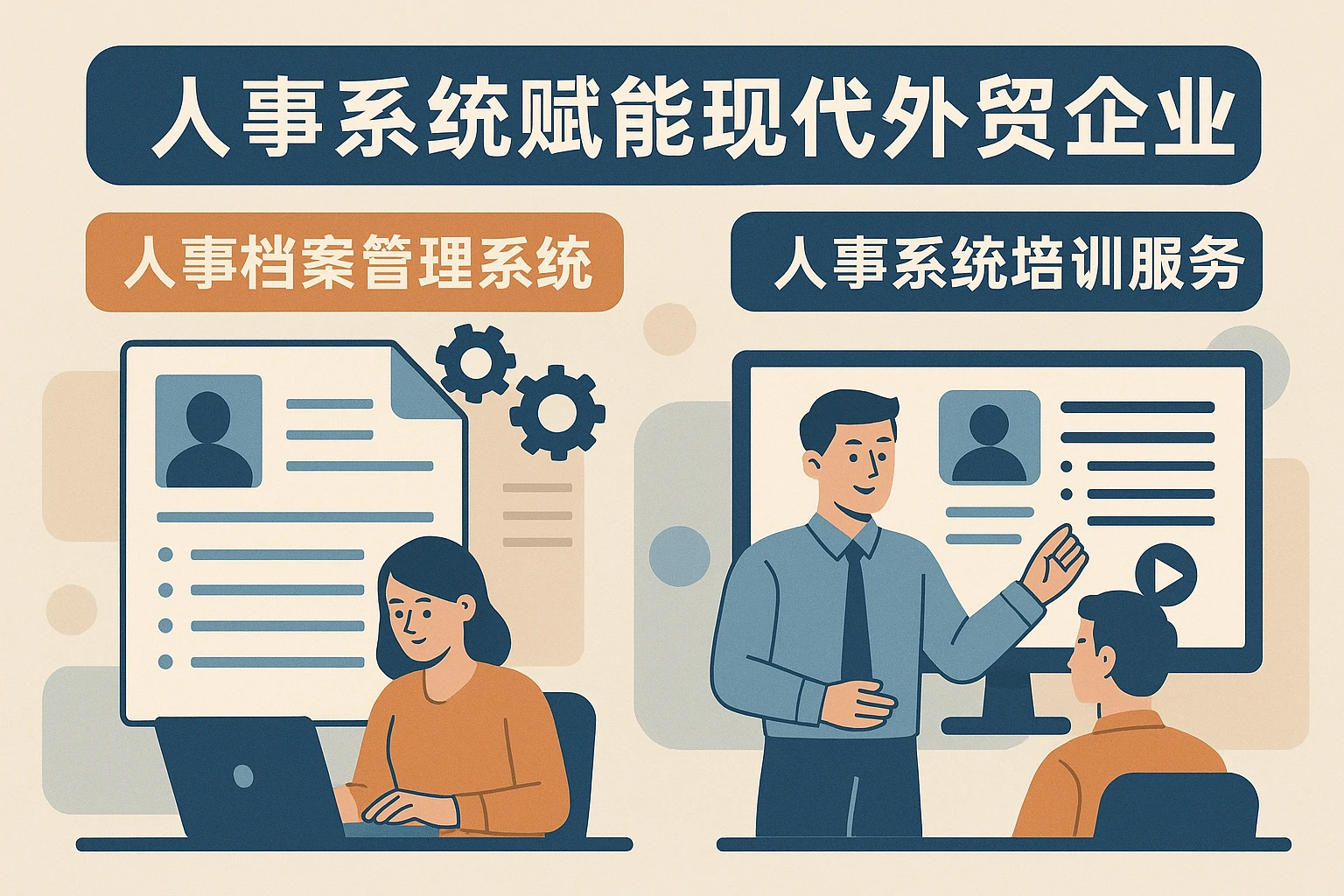 人事系统赋能现代外贸企业：人事档案管理系统与人事系统培训服务的实用价值