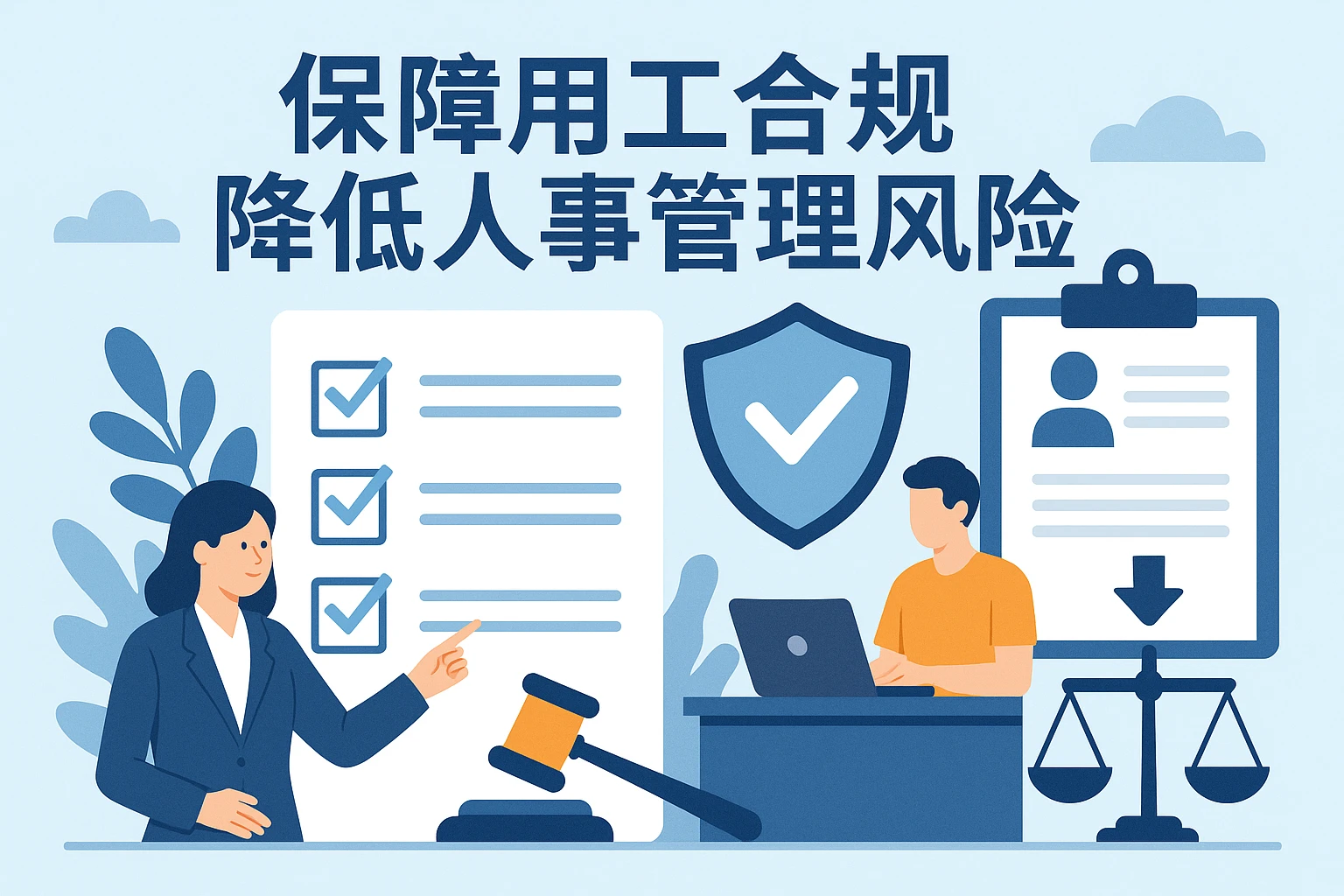 保障用工合规,降低人事管理风险