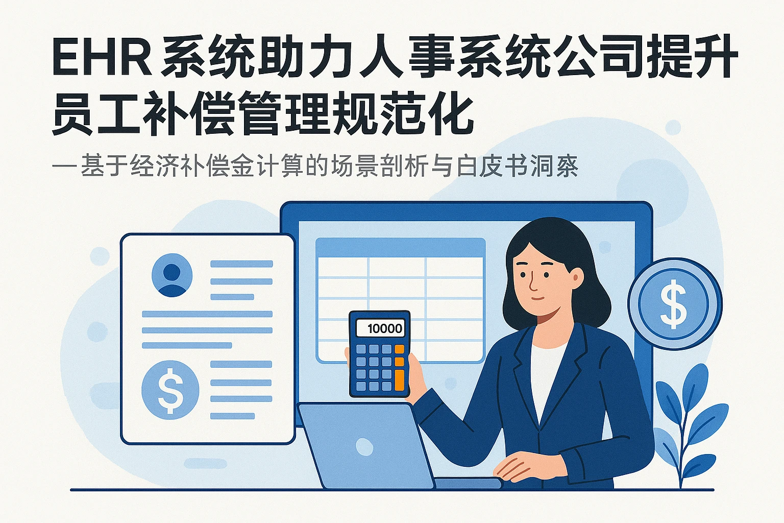 ehr系统助力人事系统公司提升员工补偿管理规范化——基于经济补偿金计算的场景剖析与白皮书洞察