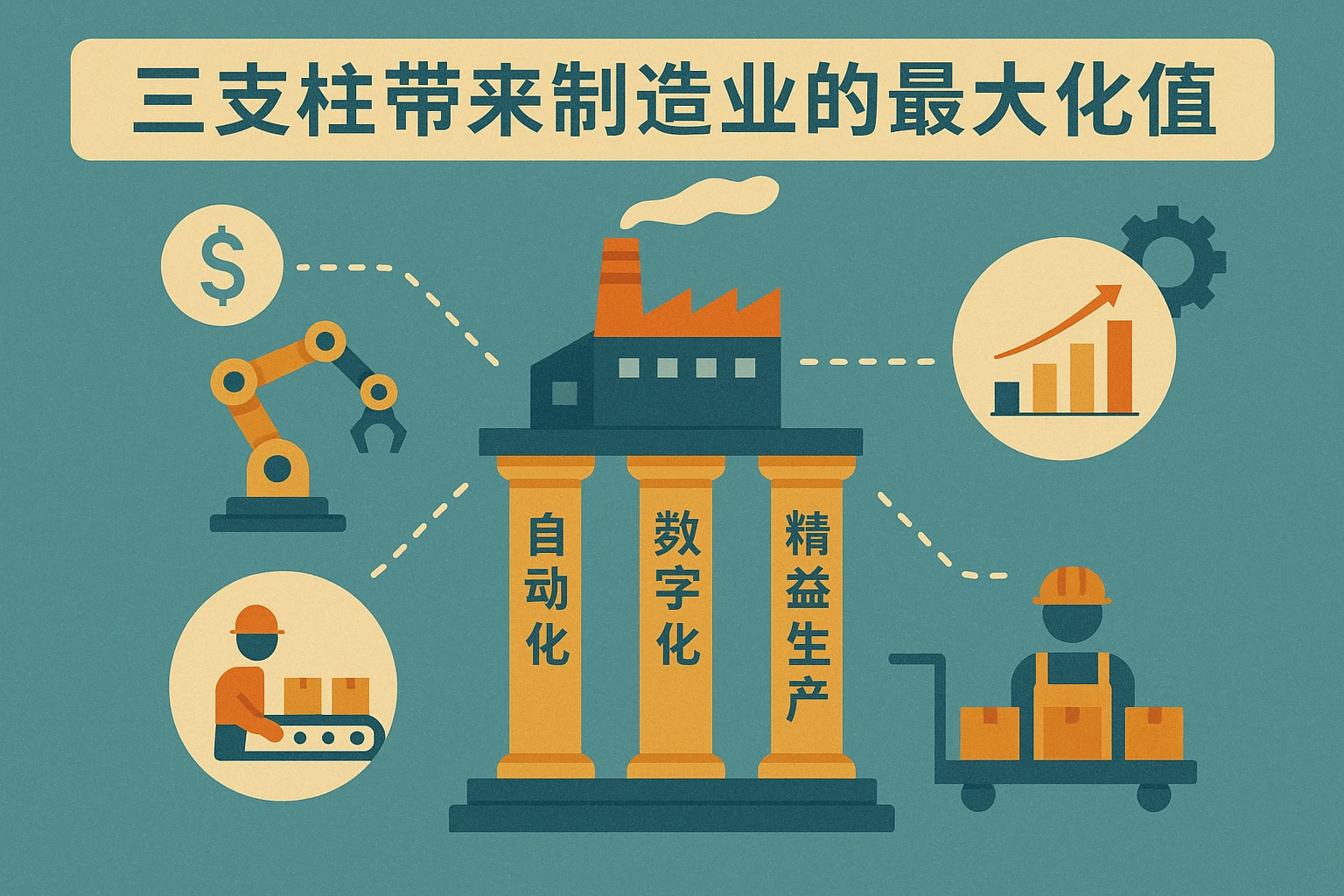 三支柱带来制造业的最大化价值