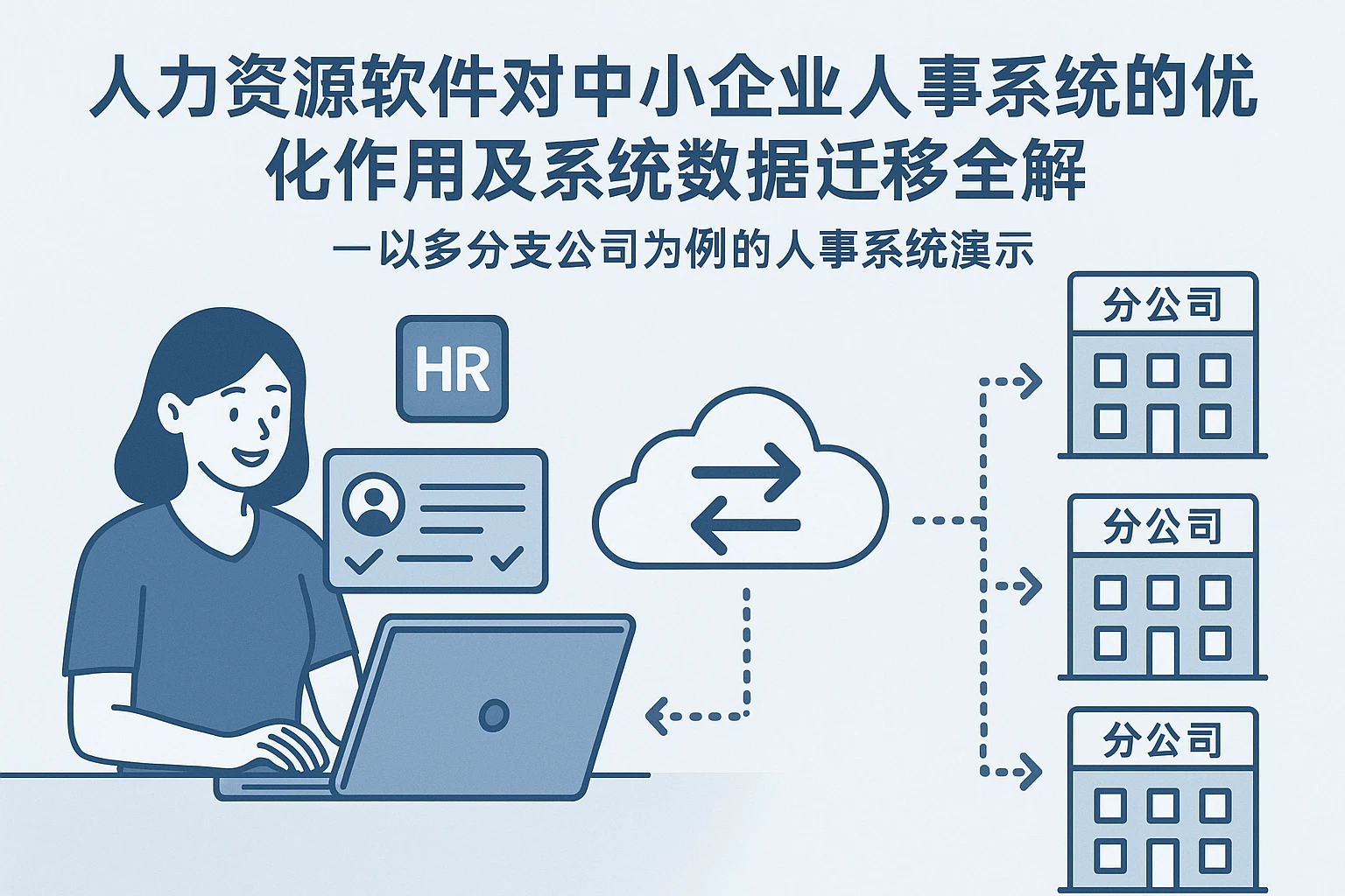 人力资源软件对中小企业人事系统的优化作用及系统数据迁移全解——以多分支公司为例的人事系统演示
