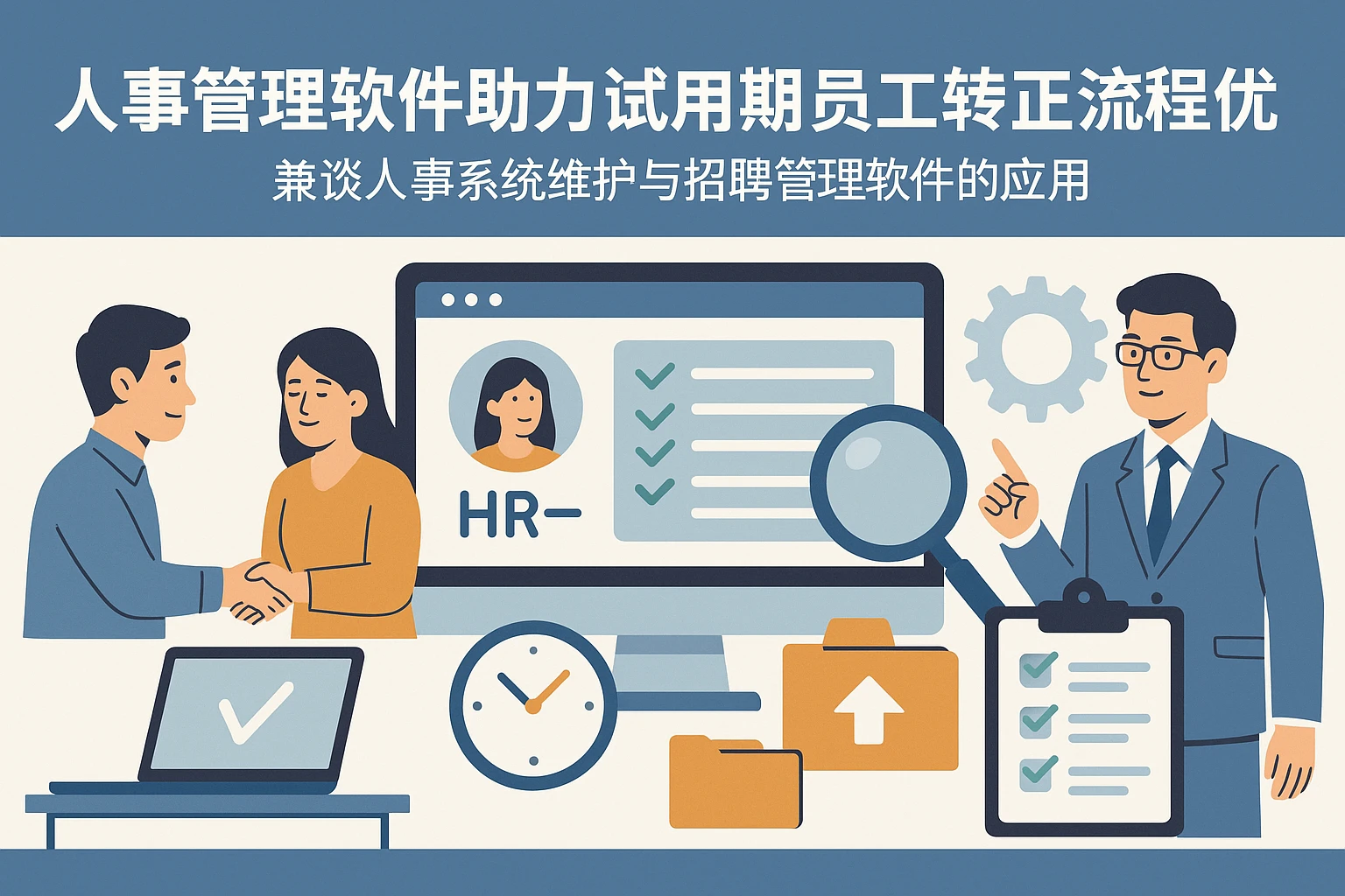 人事管理软件助力试用期员工转正流程优化——兼谈人事系统维护与招聘管理软件的应用
