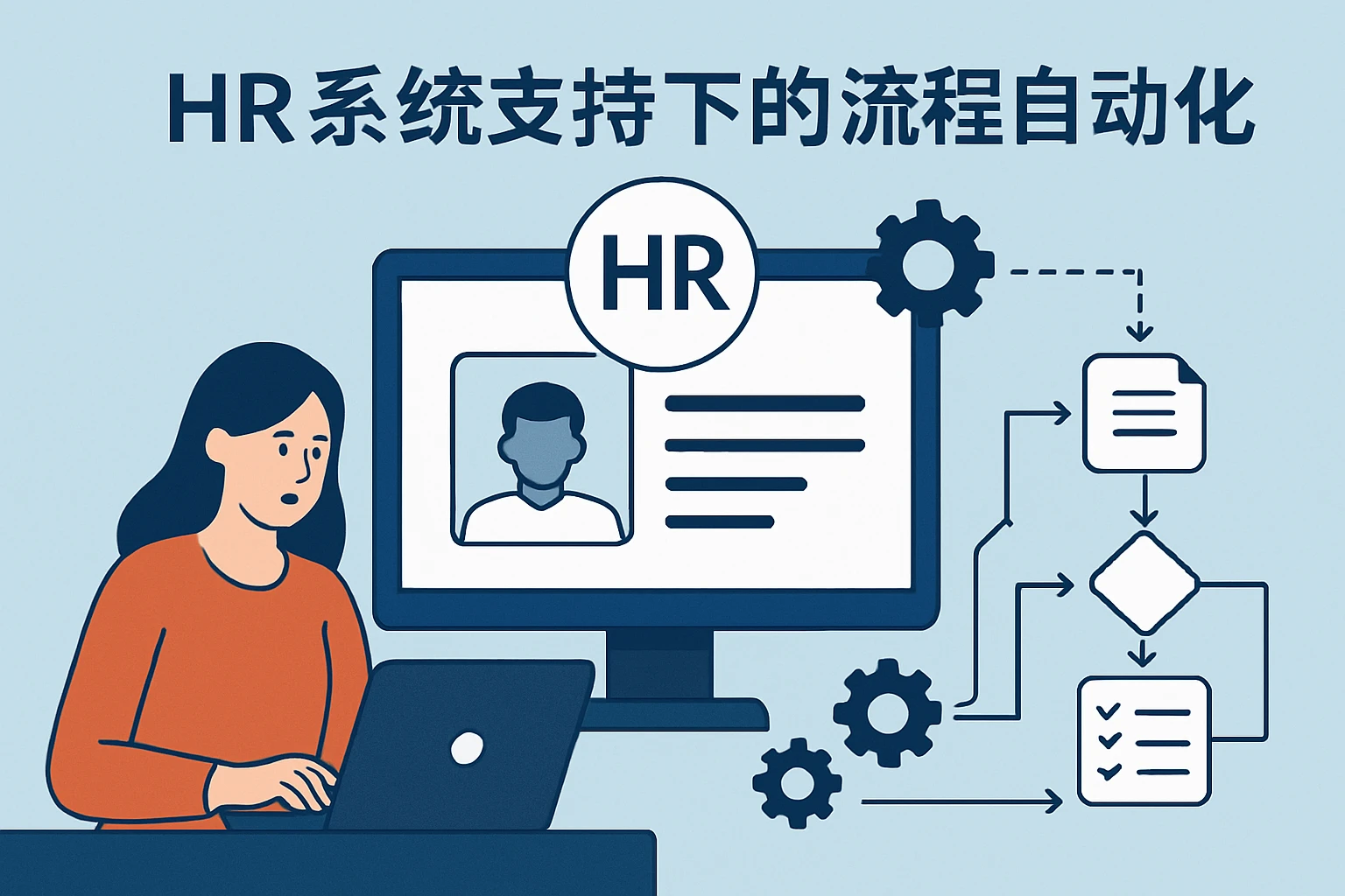 HR系统支持下的流程自动化