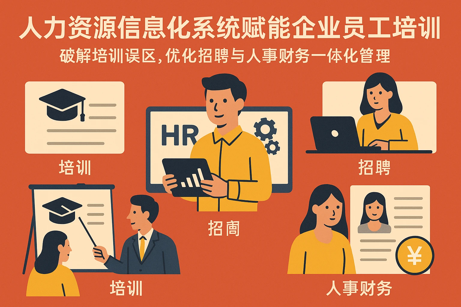人力资源信息化系统赋能企业员工培训：破解培训误区，优化招聘与人事财务一体化管理