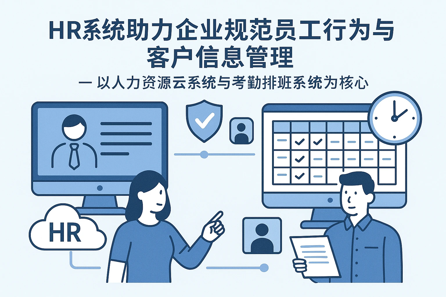 HR系统助力企业规范员工行为与客户信息管理 —— 以人力资源云系统与考勤排班系统为核心