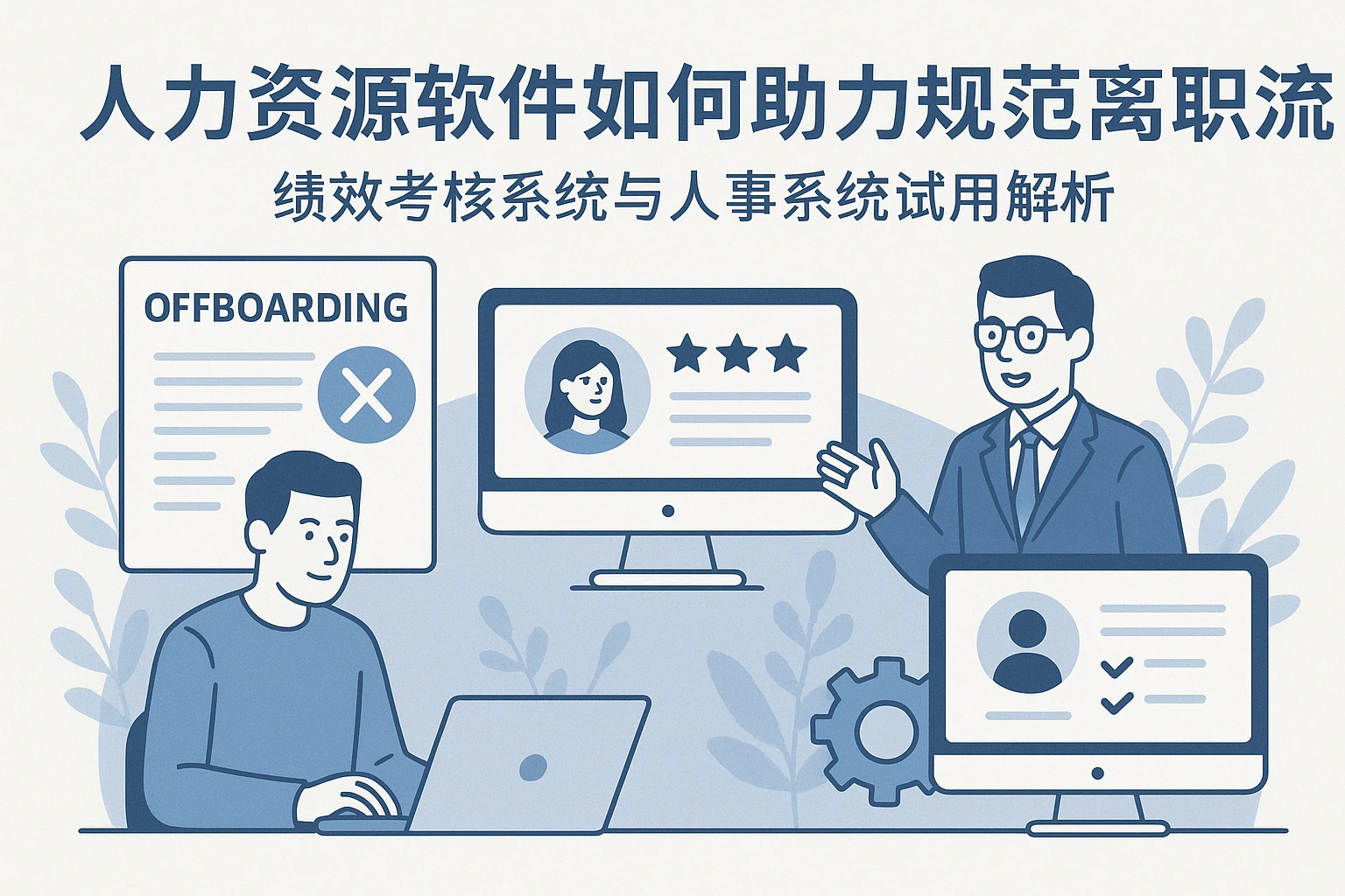 人力资源软件如何助力规范离职流程｜绩效考核系统与人事系统试用解析