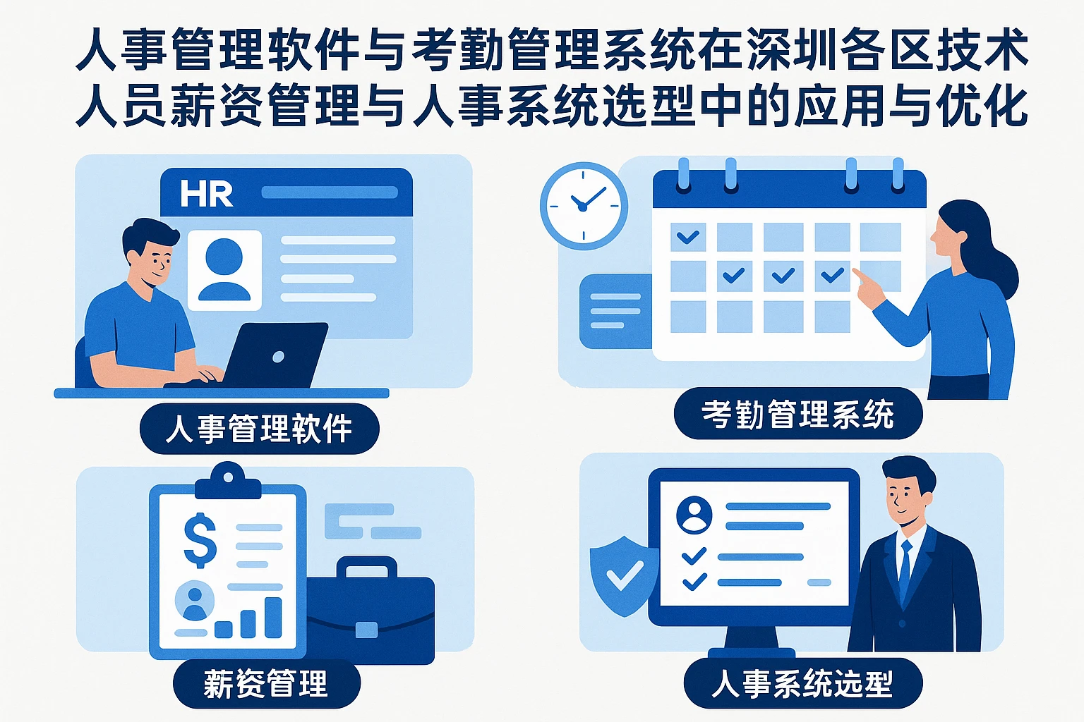 人事管理软件与考勤管理系统在深圳各区技术人员薪资管理与人事系统选型中的应用与优化