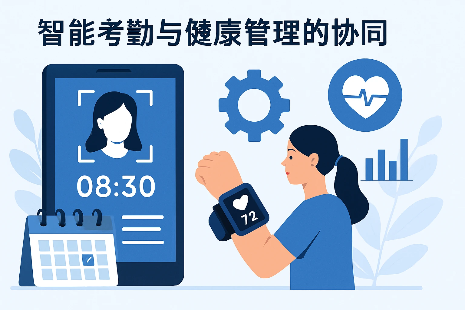 智能考勤与健康管理的协同