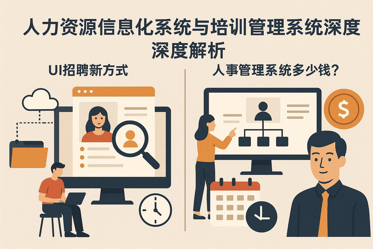 人力资源信息化系统与培训管理系统深度解析：UI招聘新方式、人事管理系统多少钱？