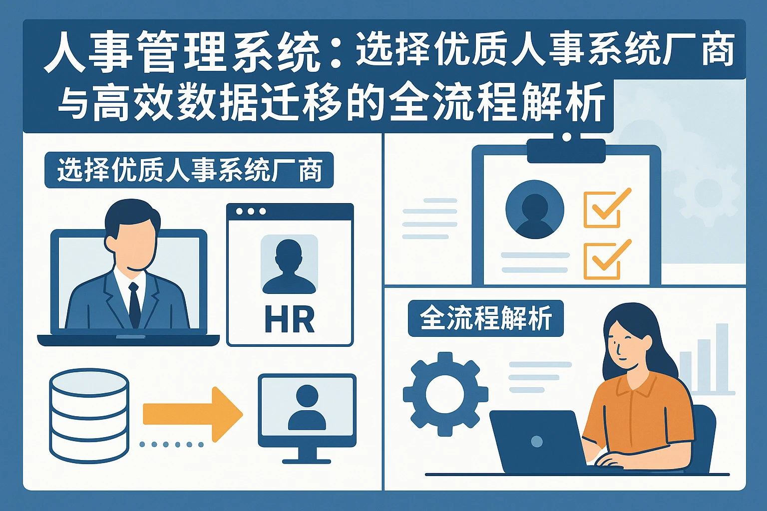 人事管理系统：选择优质人事系统厂商与高效数据迁移的全流程解析