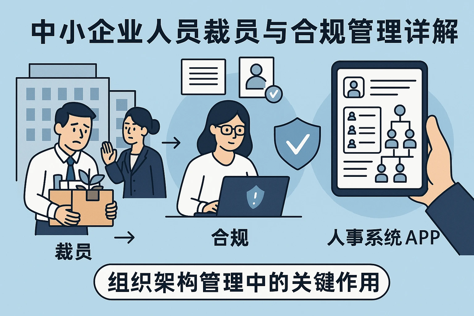 中小企业人员裁员与合规管理详解：人事管理软件与人事系统APP在组织架构管理中的关键作用