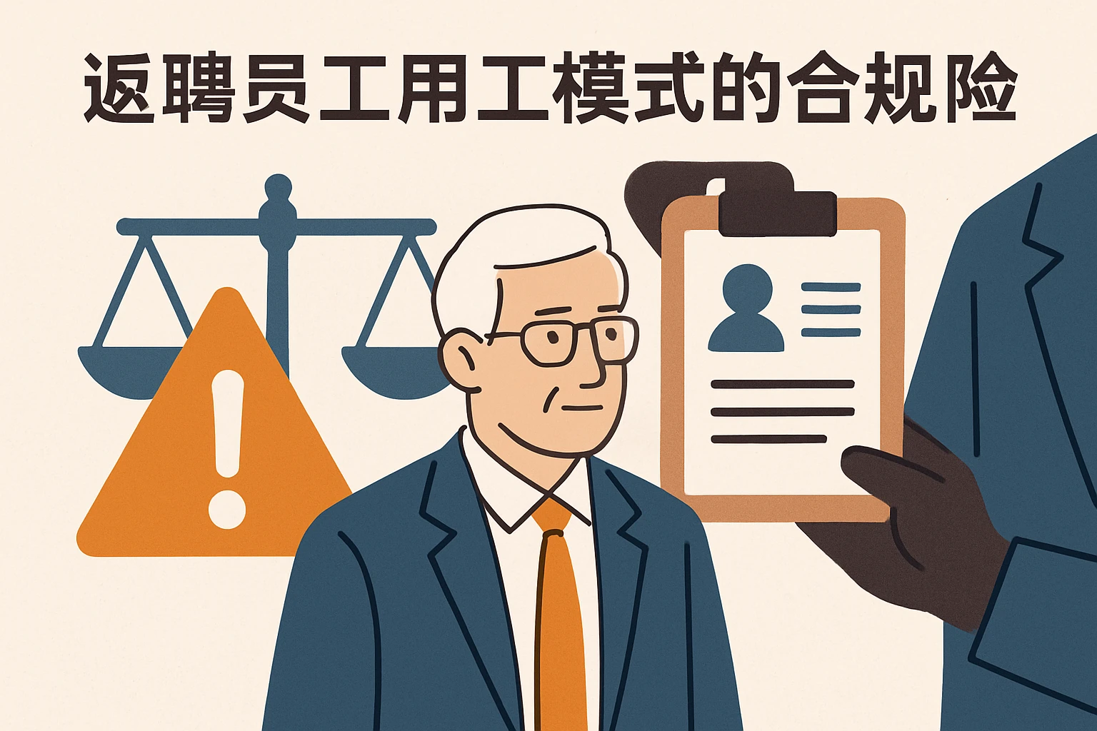 返聘员工用工模式的合规风险