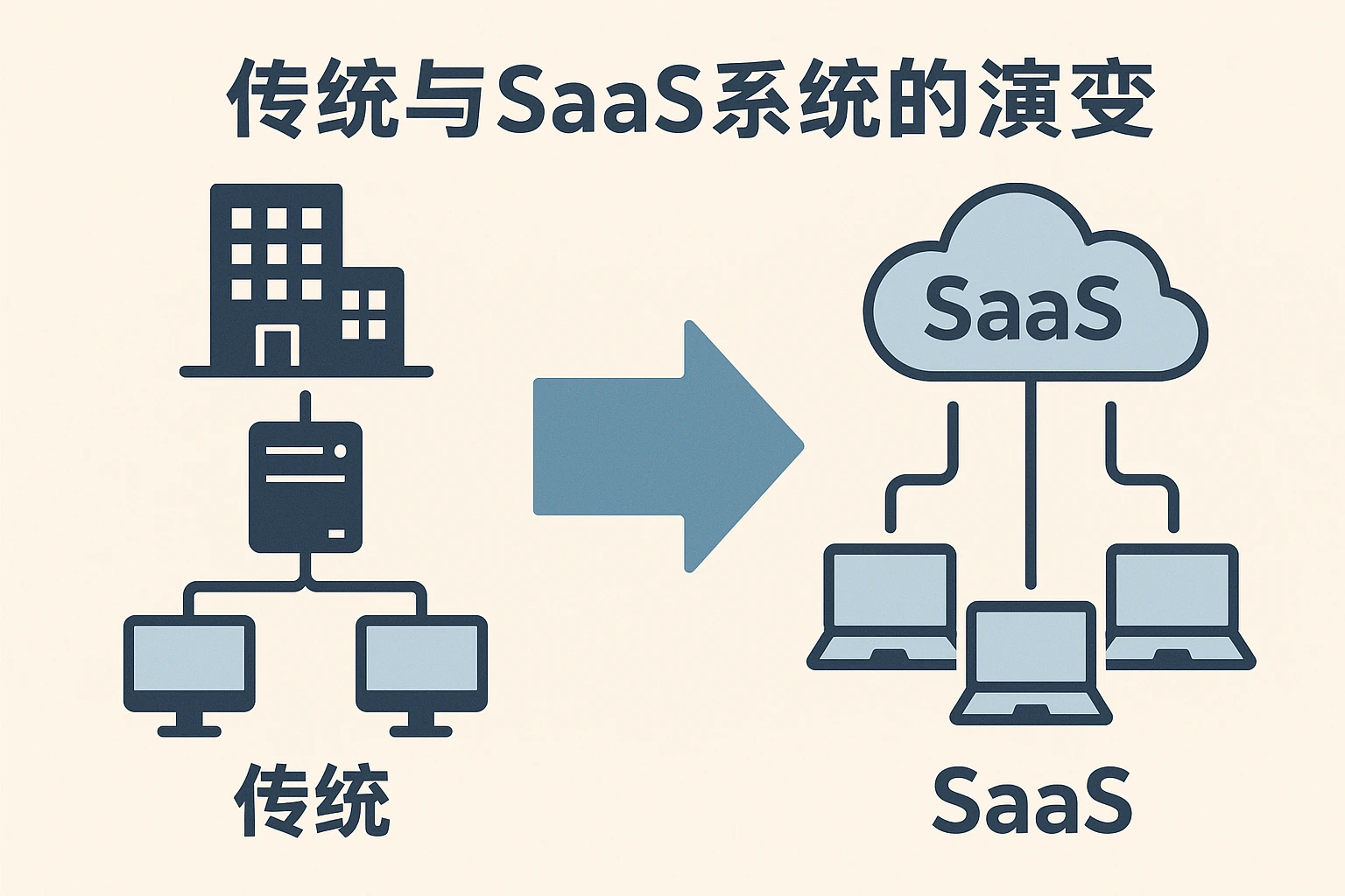 传统与SaaS系统的演变