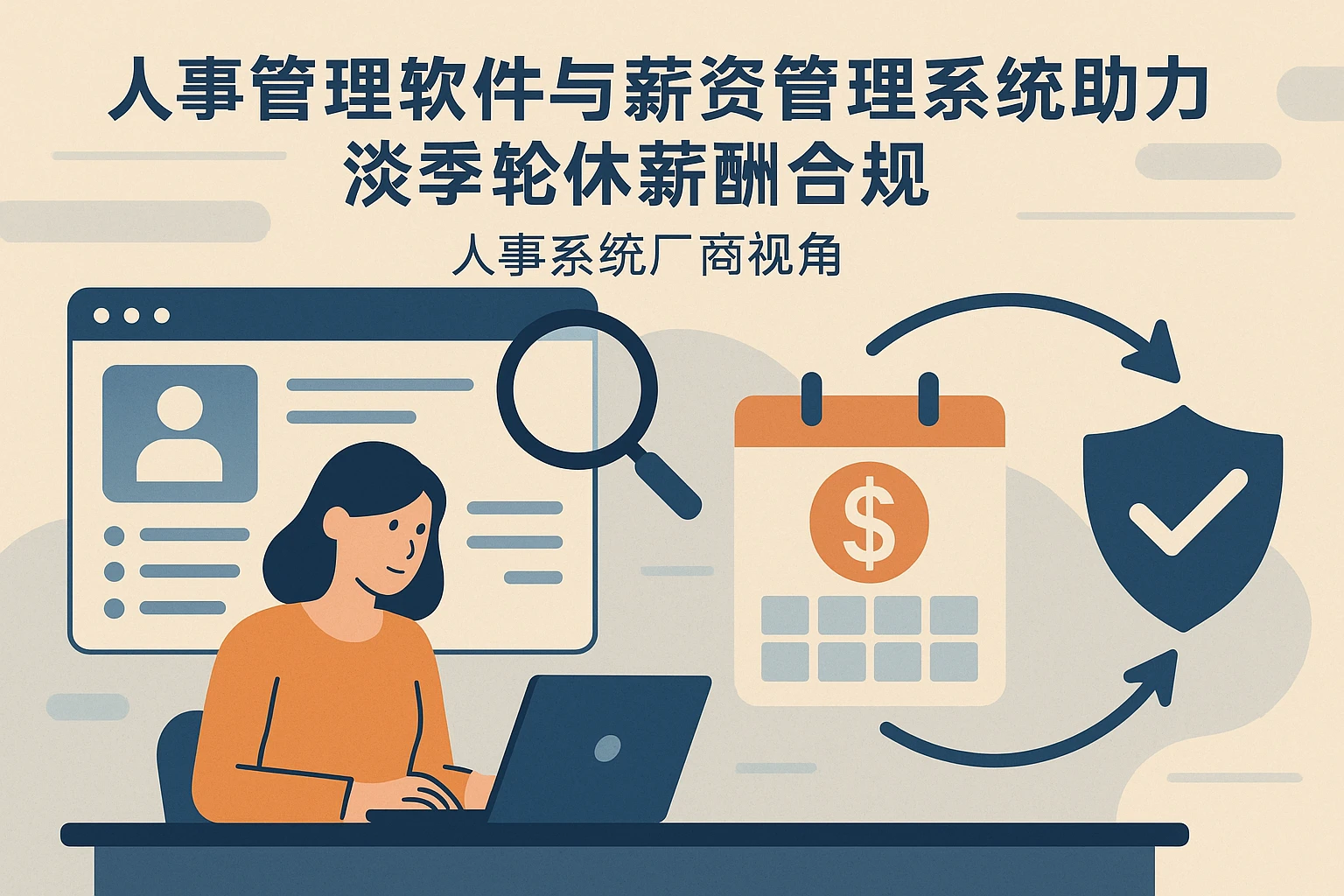 人事管理软件与薪资管理系统助力淡季轮休薪酬合规 | 人事系统厂商视角