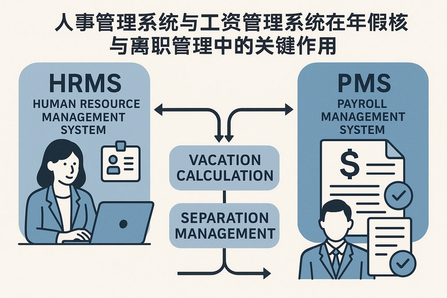 人事管理系统与工资管理系统在年假核算与离职管理中的关键作用