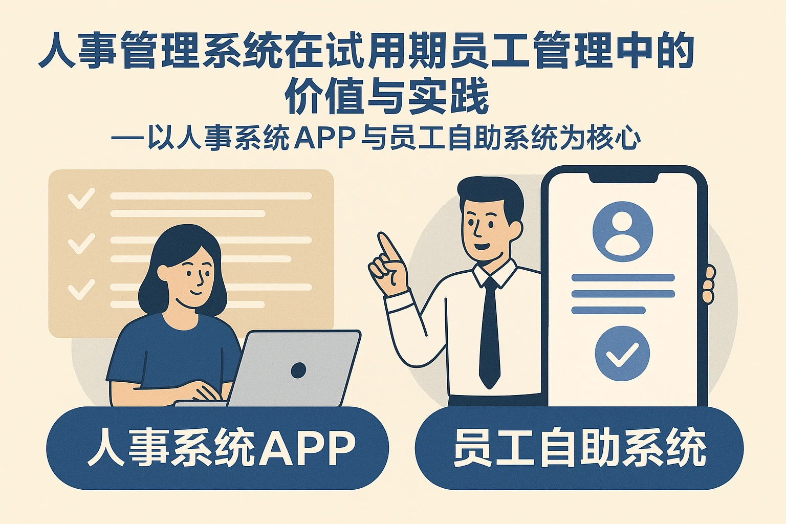 人事管理系统在试用期员工管理中的价值与实践——以人事系统APP与员工自助系统为核心
