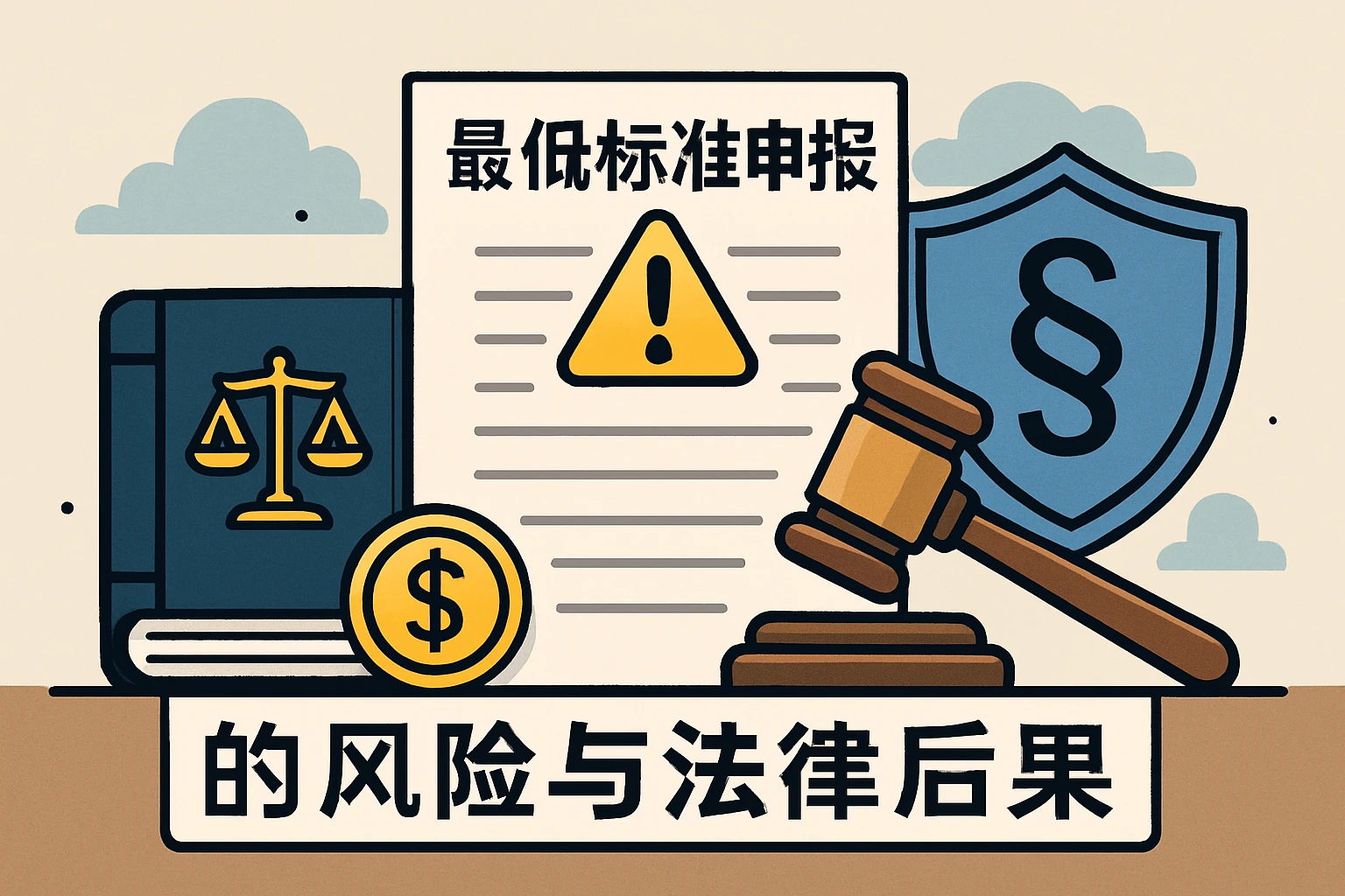 最低标准申报的风险与法律后果