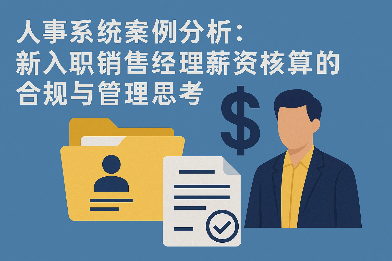 人事系统案例分析：新入职销售经理薪资核算的合规与管理思考