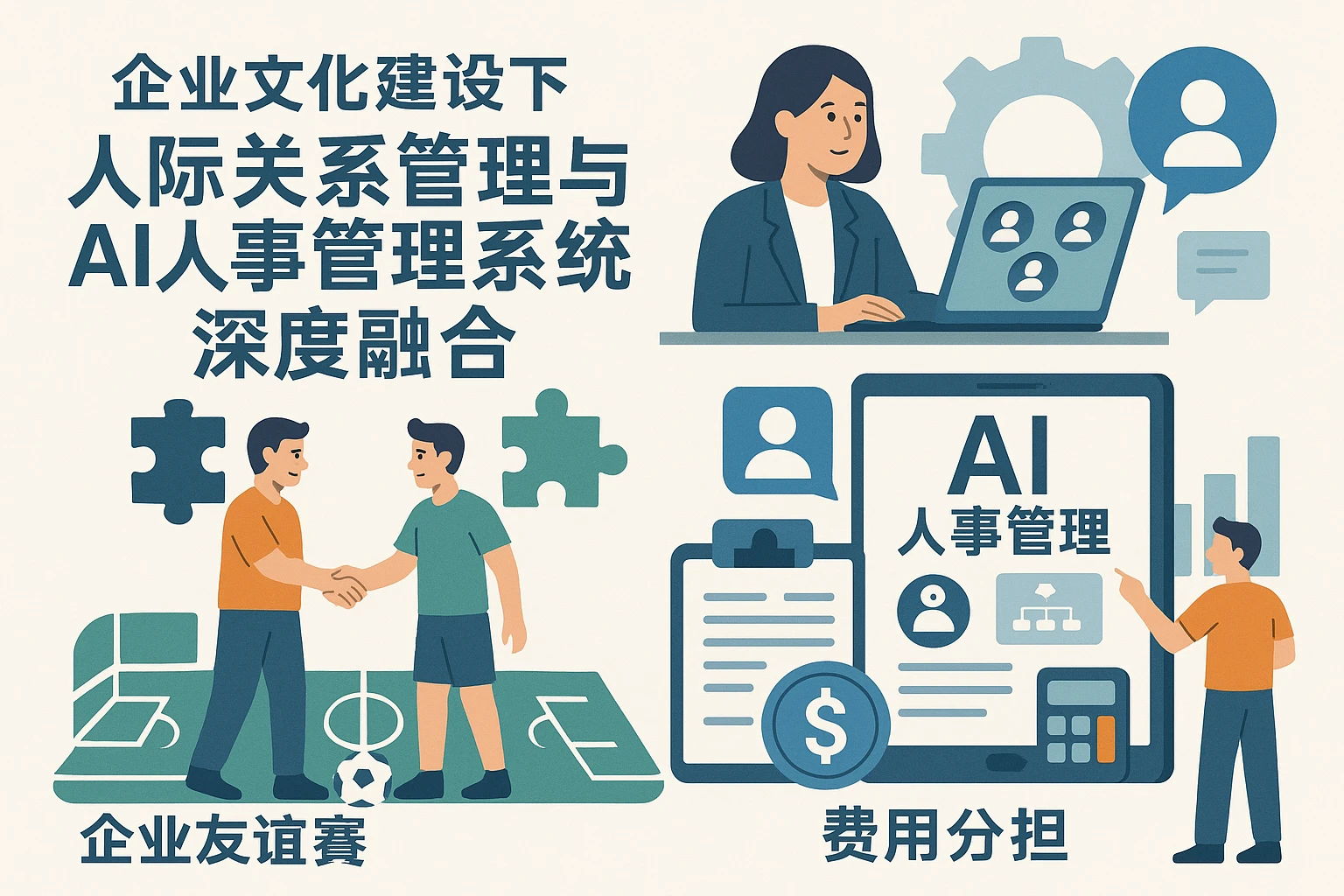 企业文化建设下的人际关系管理与AI人事管理系统深度融合——以企业友谊赛与费用分担为例