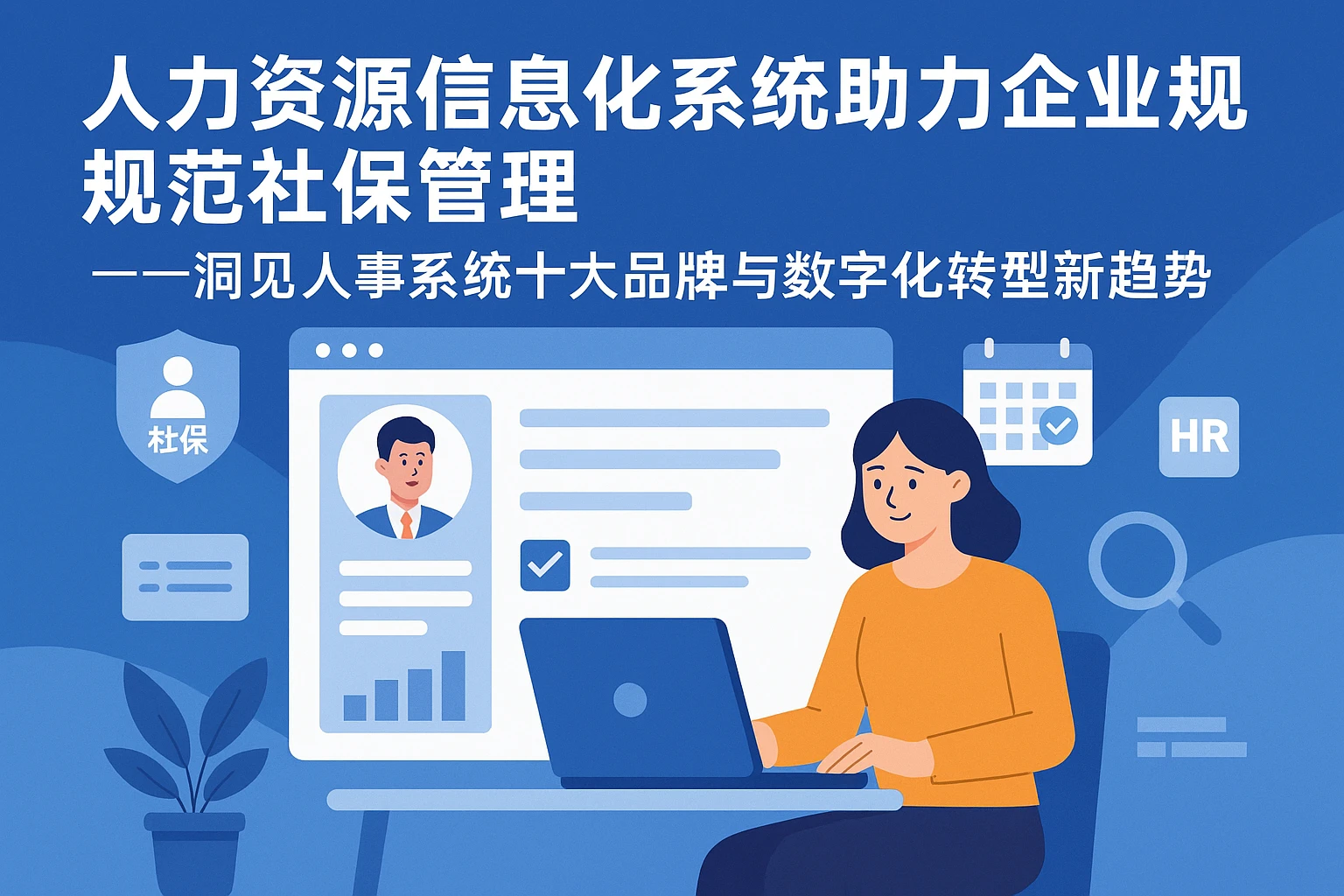 人力资源信息化系统助力企业规范社保管理——洞见人事系统十大品牌与数字化转型新趋势