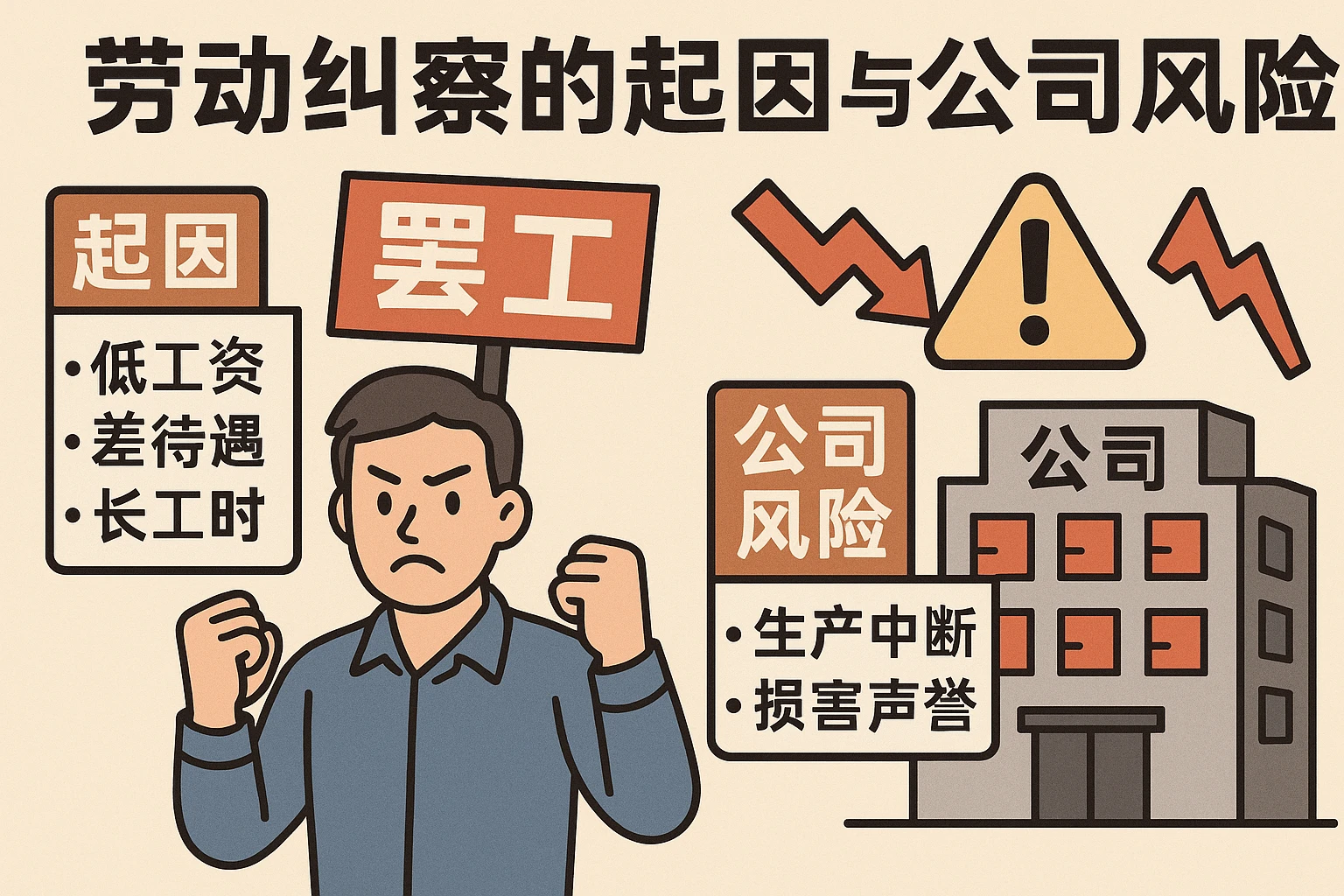 劳动纠察的起因与公司风险