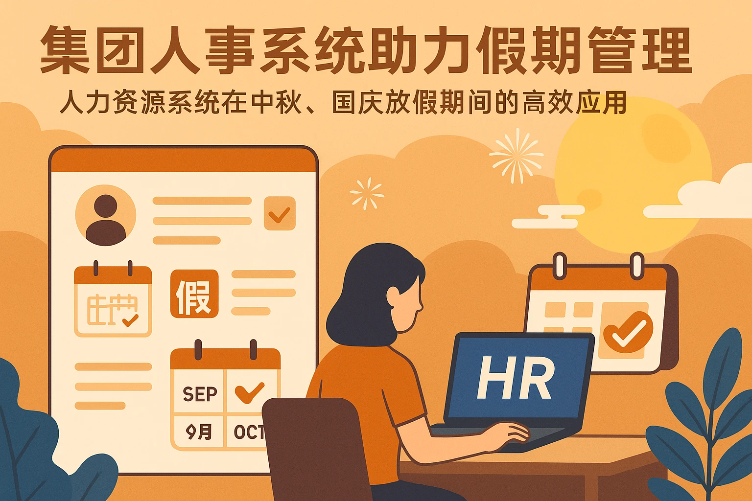 集团人事系统助力假期管理——人力资源系统在中秋、国庆放假期间的高效应用