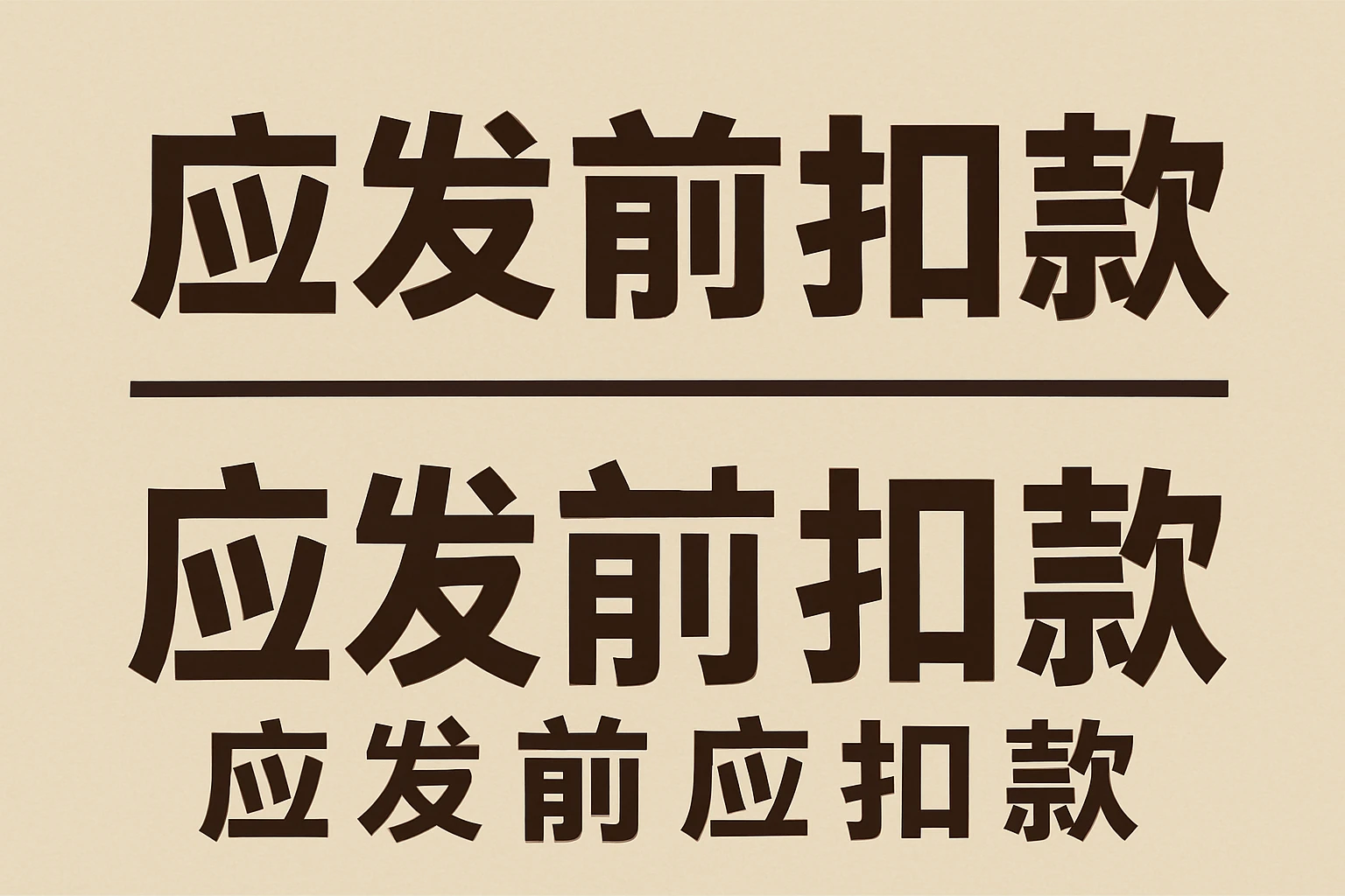 应发前应扣款