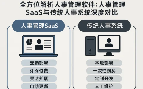 全方位解析人事管理软件：人事管理SaaS与传统人事系统深度对比