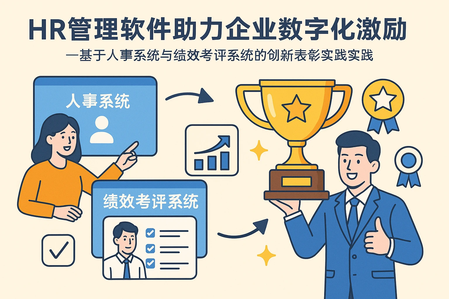 HR管理软件助力企业数字化激励——基于人事系统与绩效考评系统的创新表彰实践