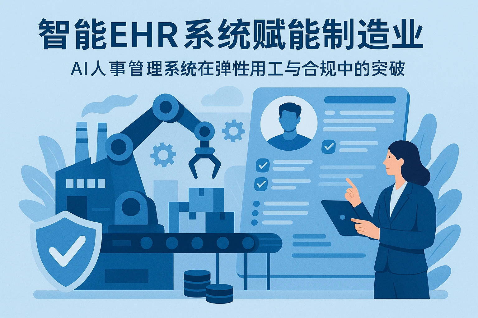智能EHR系统赋能制造业：AI人事管理系统在弹性用工与合规中的突破