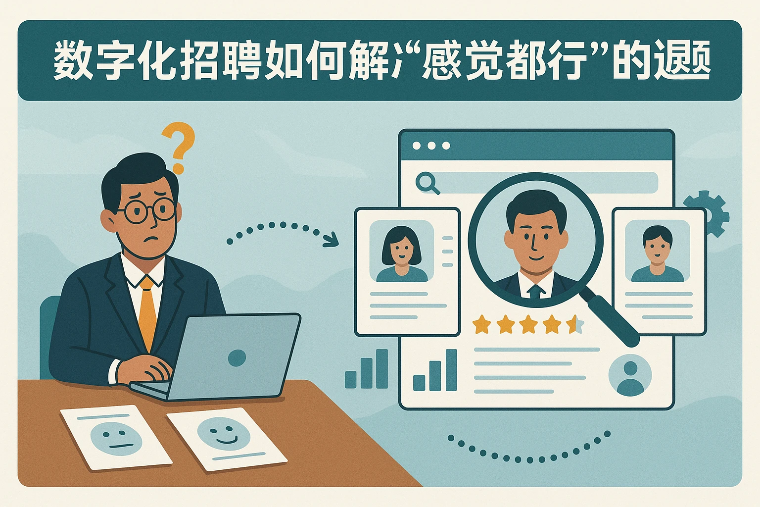 数字化招聘如何解决“感觉都行”的面试难题