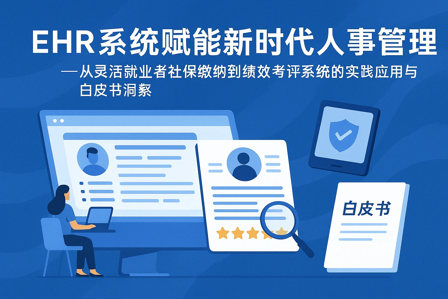 EHR系统赋能新时代人事管理——从灵活就业者社保缴纳到绩效考评系统的实践应用与白皮书洞察