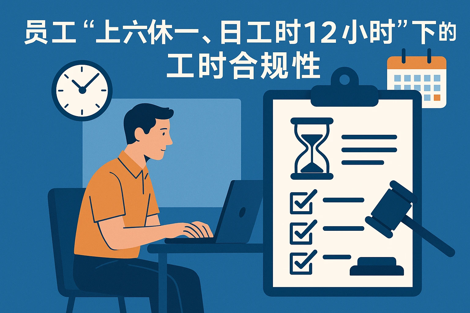 员工“上六休一，日工时12小时”下的工时合规性