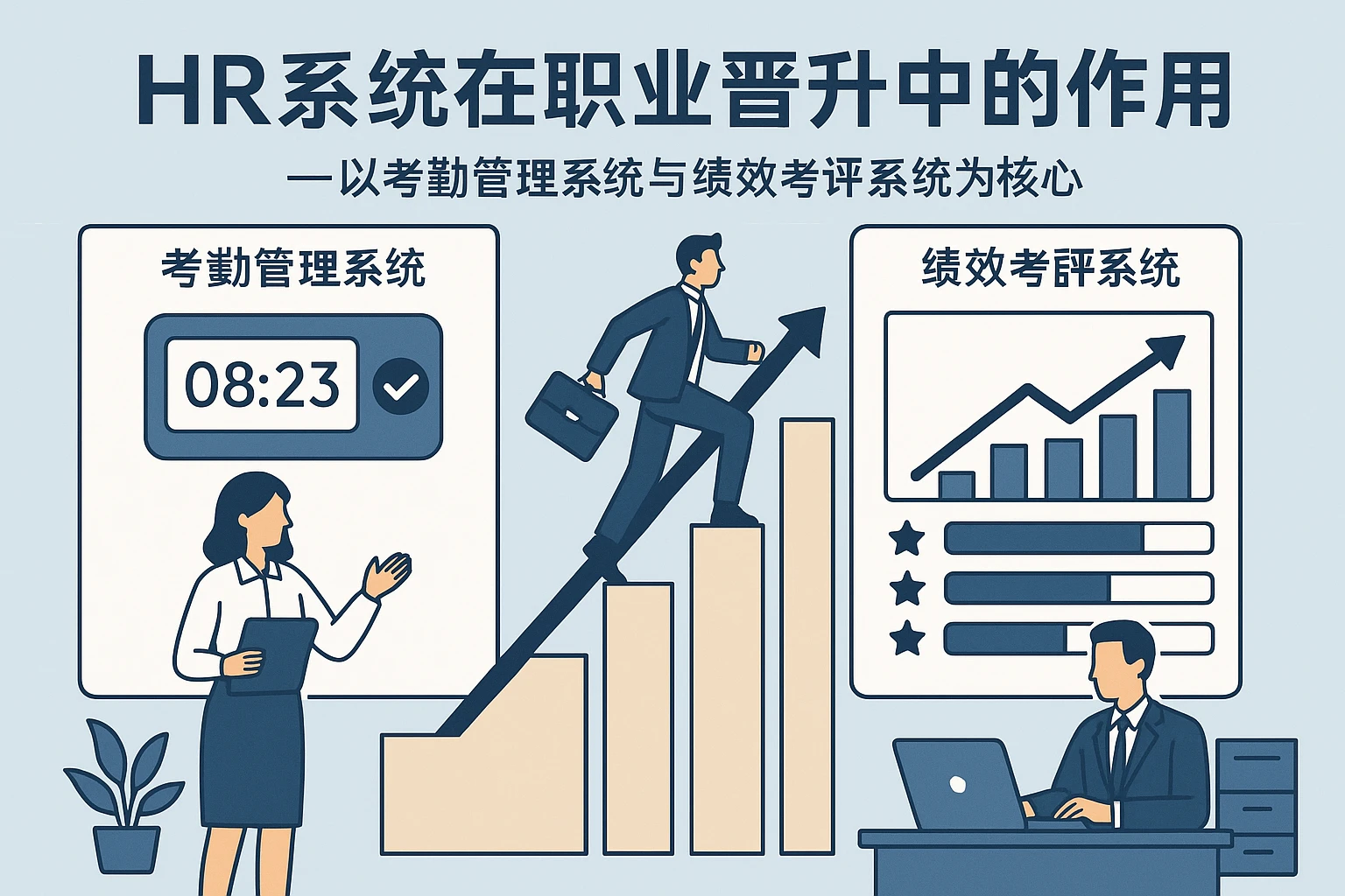 HR系统在职业晋升中的作用——以考勤管理系统与绩效考评系统为核心