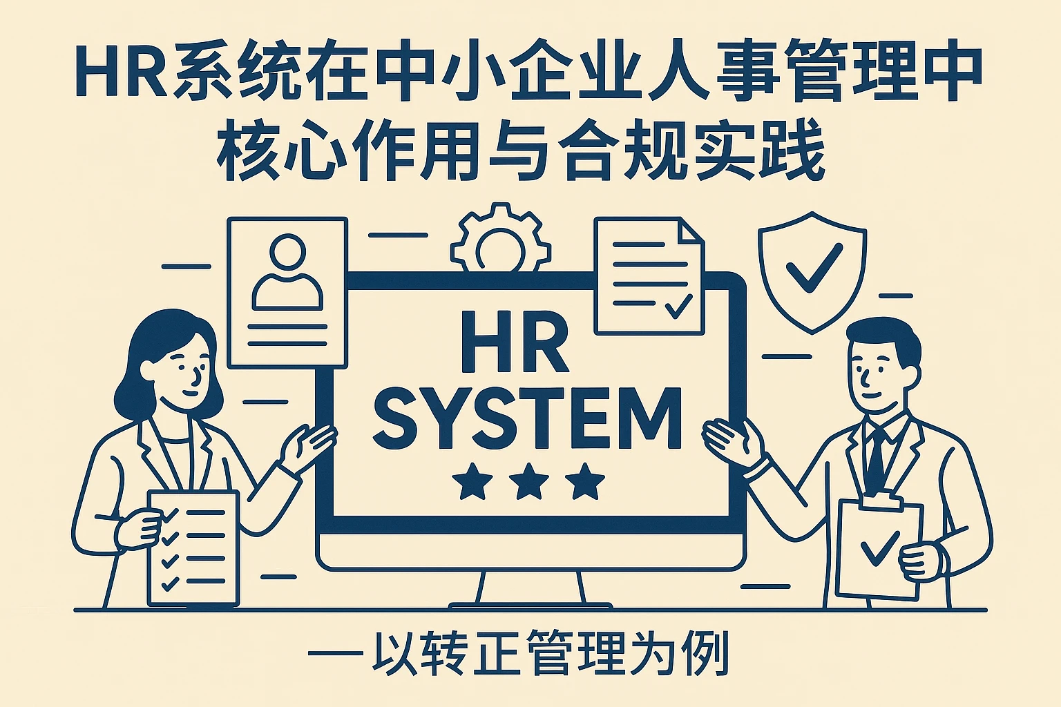 HR系统在中小企业人事管理中的核心作用与合规实践——以转正管理为例