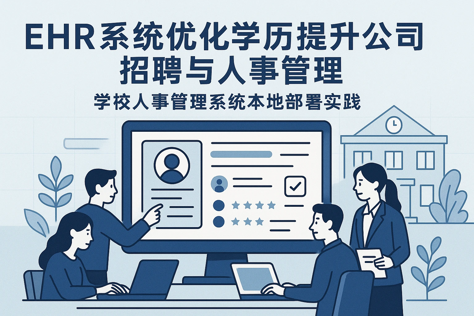 EHR系统优化学历提升公司招聘与人事管理——学校人事管理系统本地部署实践