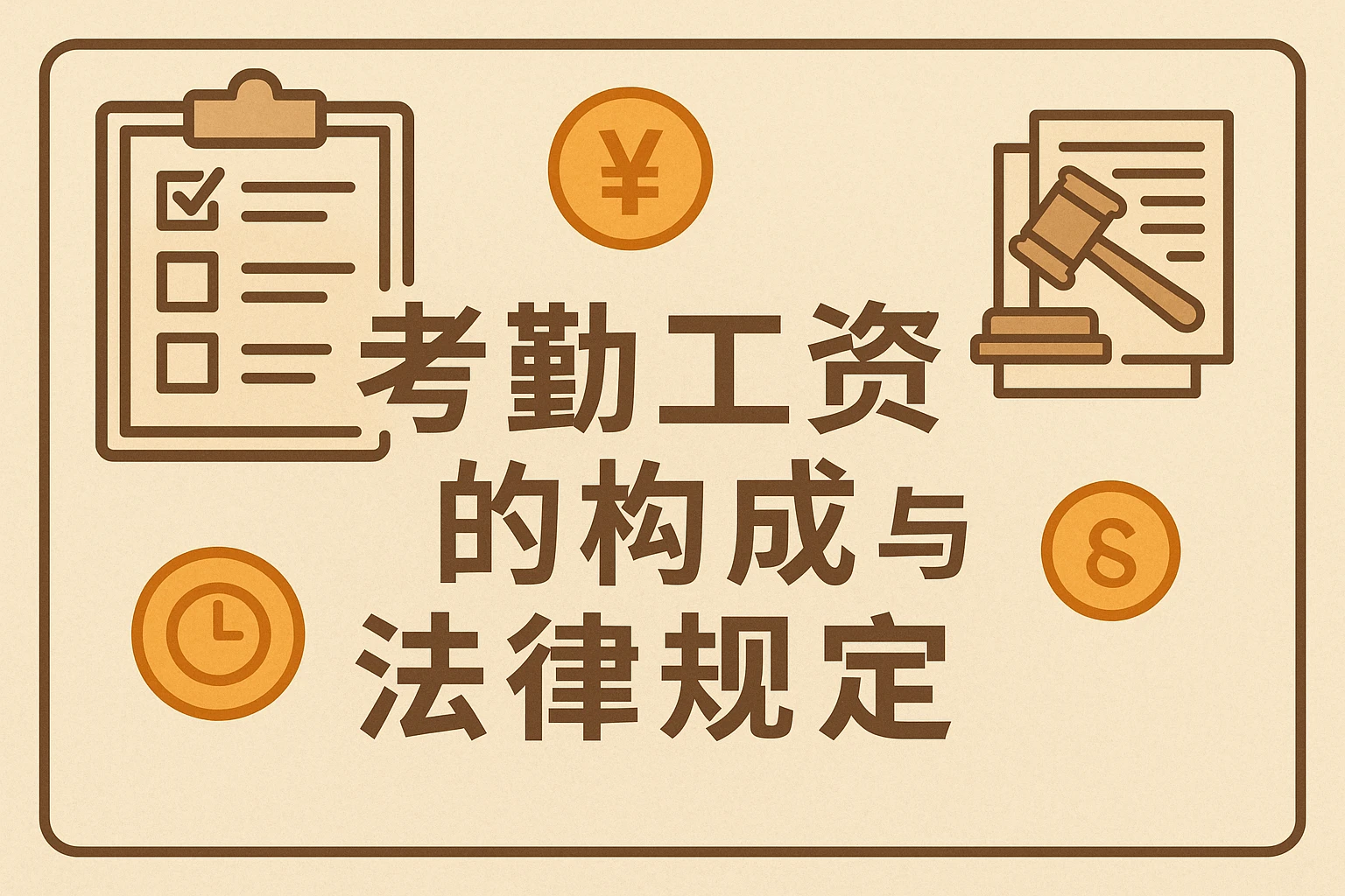 考勤工资的构成与法律规定