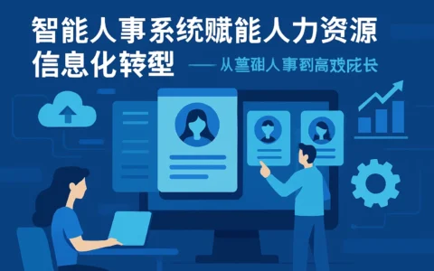 智能人事系统赋能人力资源信息化转型——从基础人事到高效成长