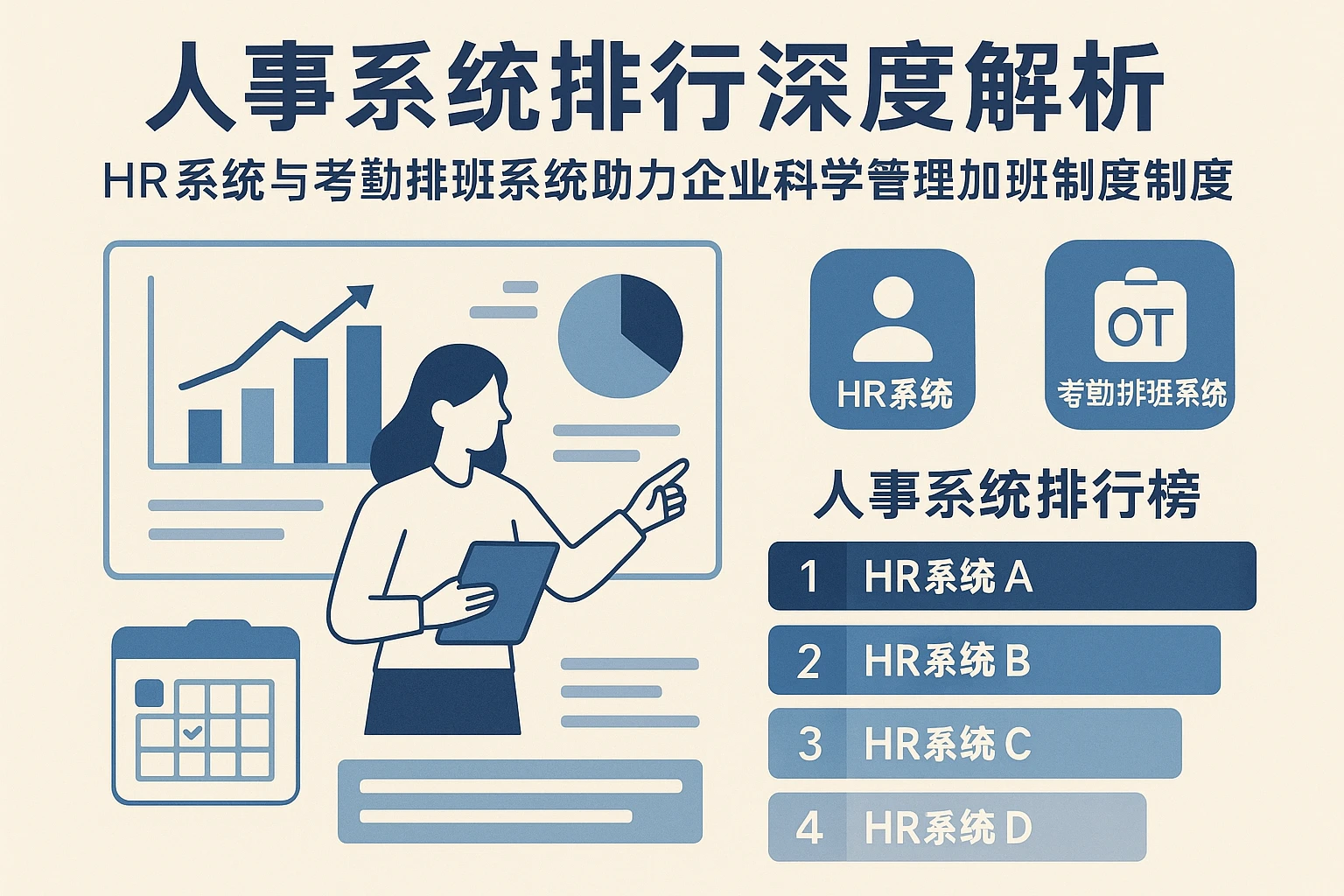 人事系统排行榜深度解析：HR系统与考勤排班系统助力企业科学管理加班制度