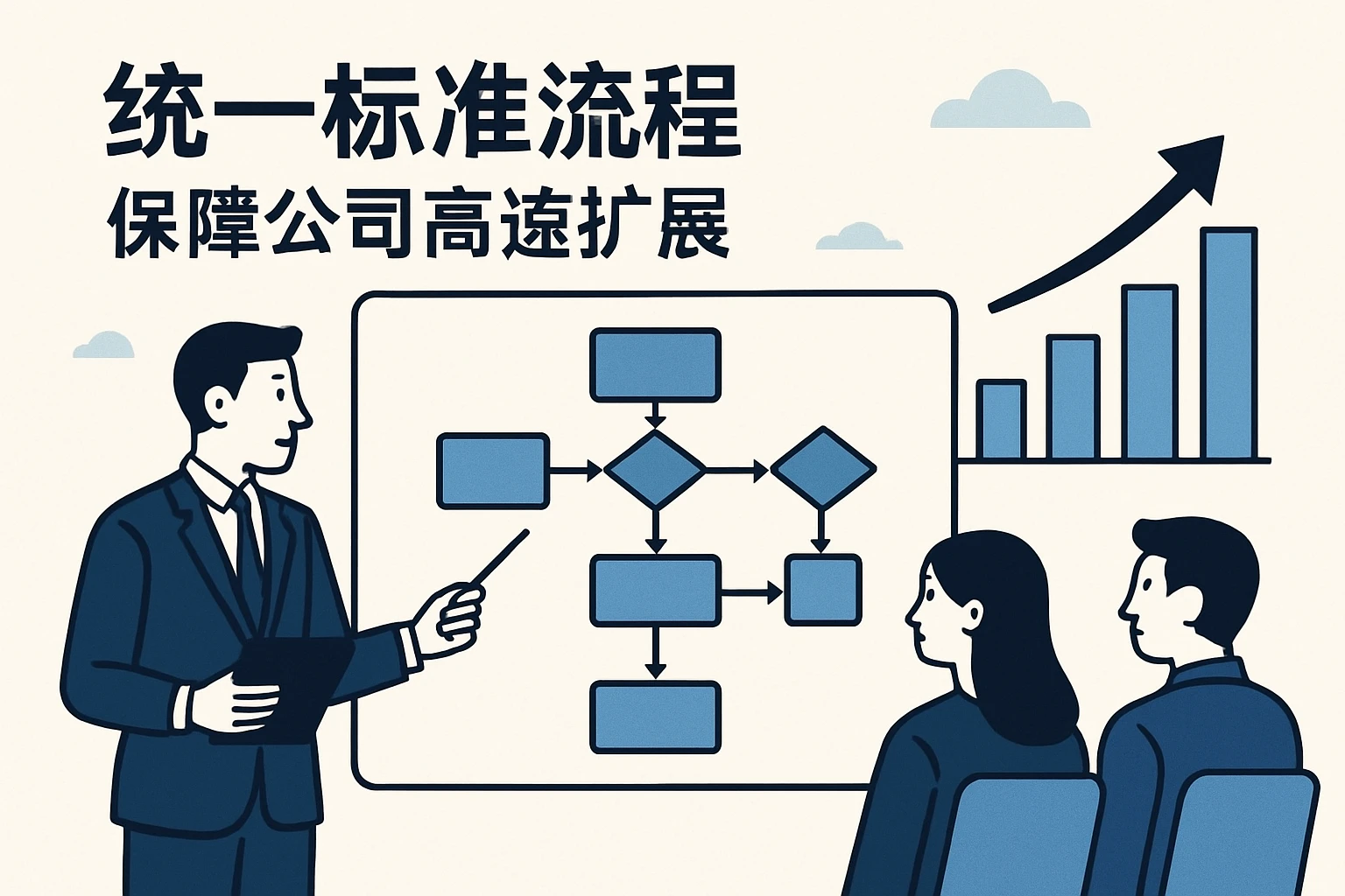 统一标准流程，保障公司高速扩展