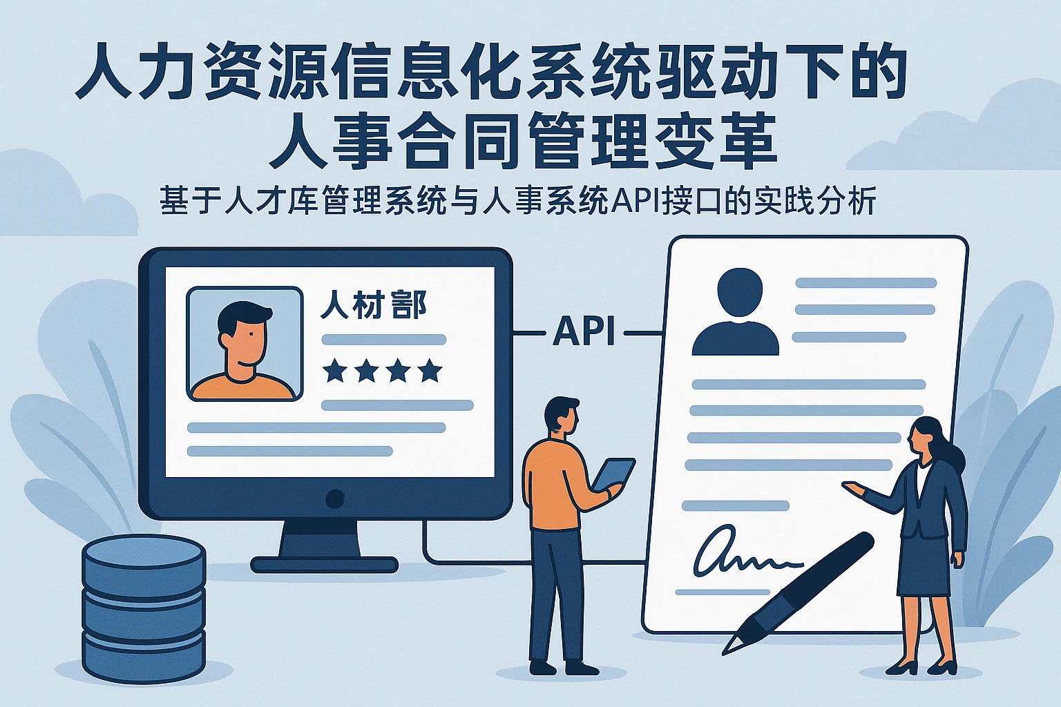 人力资源信息化系统驱动下的人事合同管理变革——基于人才库管理系统与人事系统API接口的实践分析