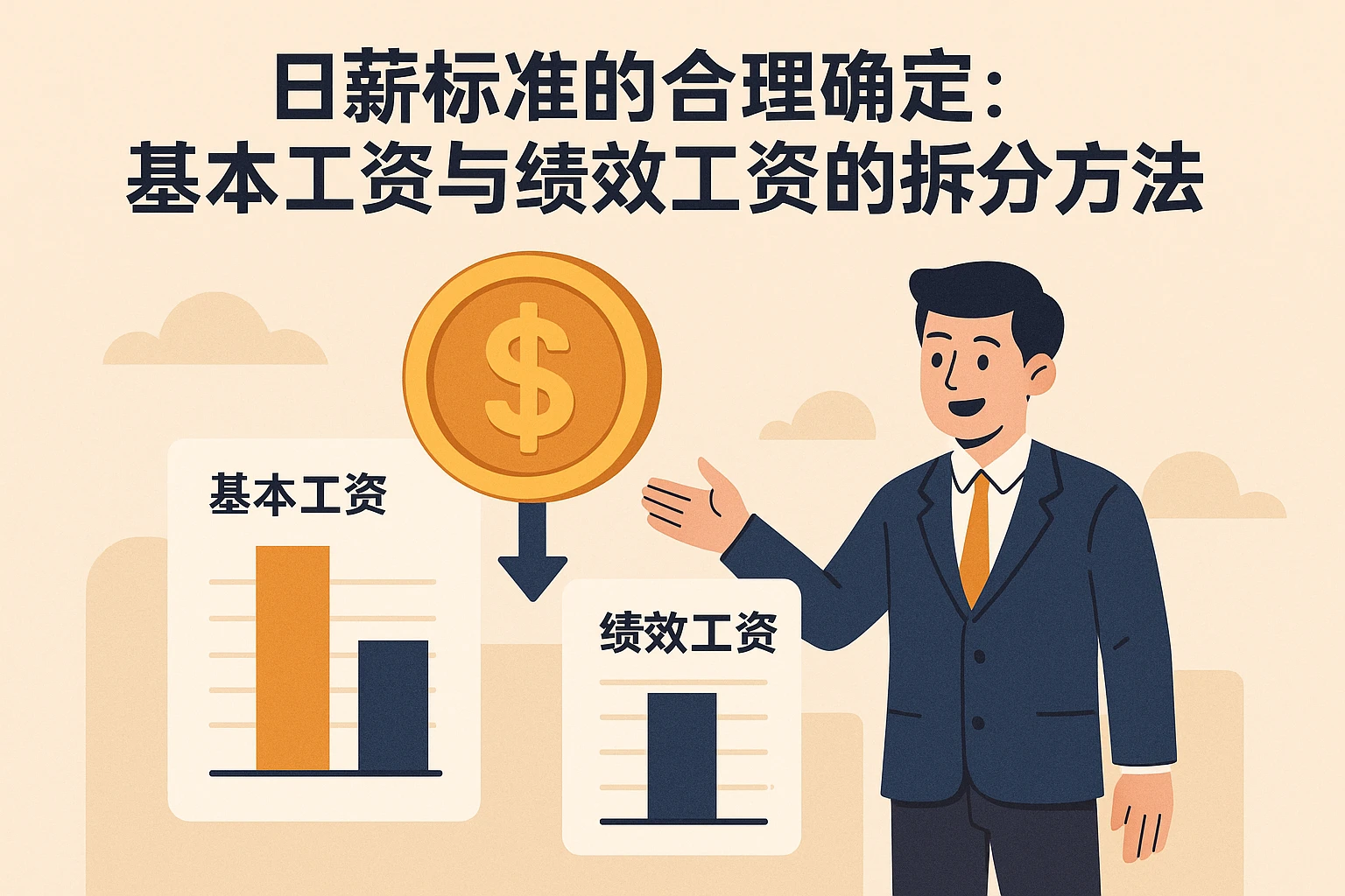 日薪标准的合理确定：基本工资与绩效工资的拆分方法