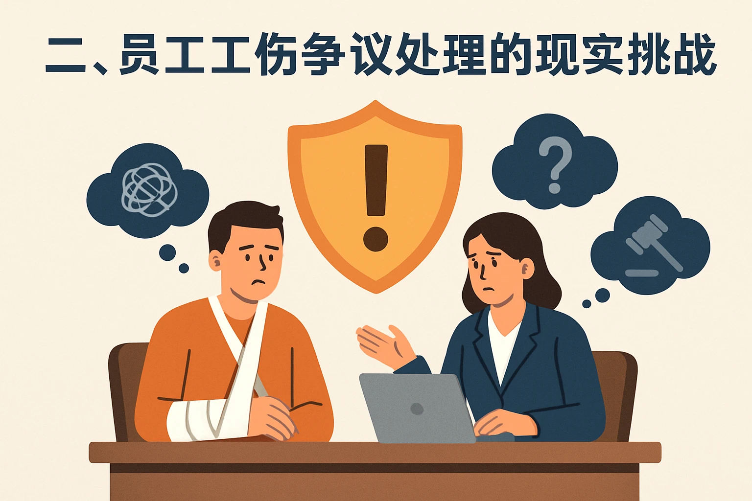 二、员工工伤争议处理的现实挑战
