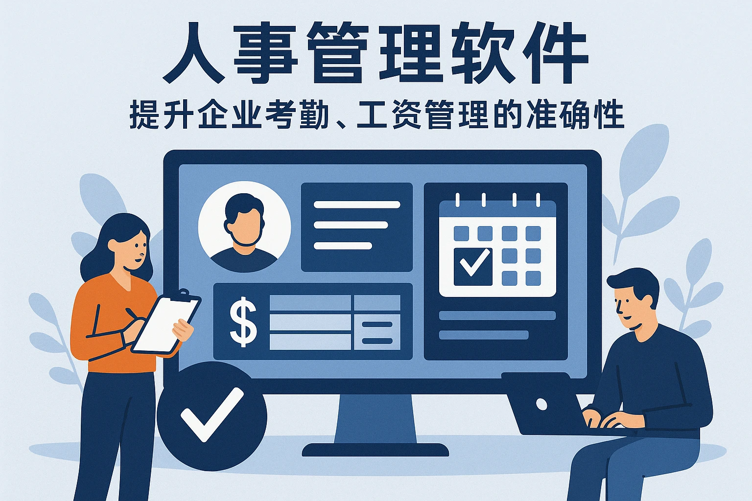 人事管理软件:提升企业考勤、工资管理的准确性