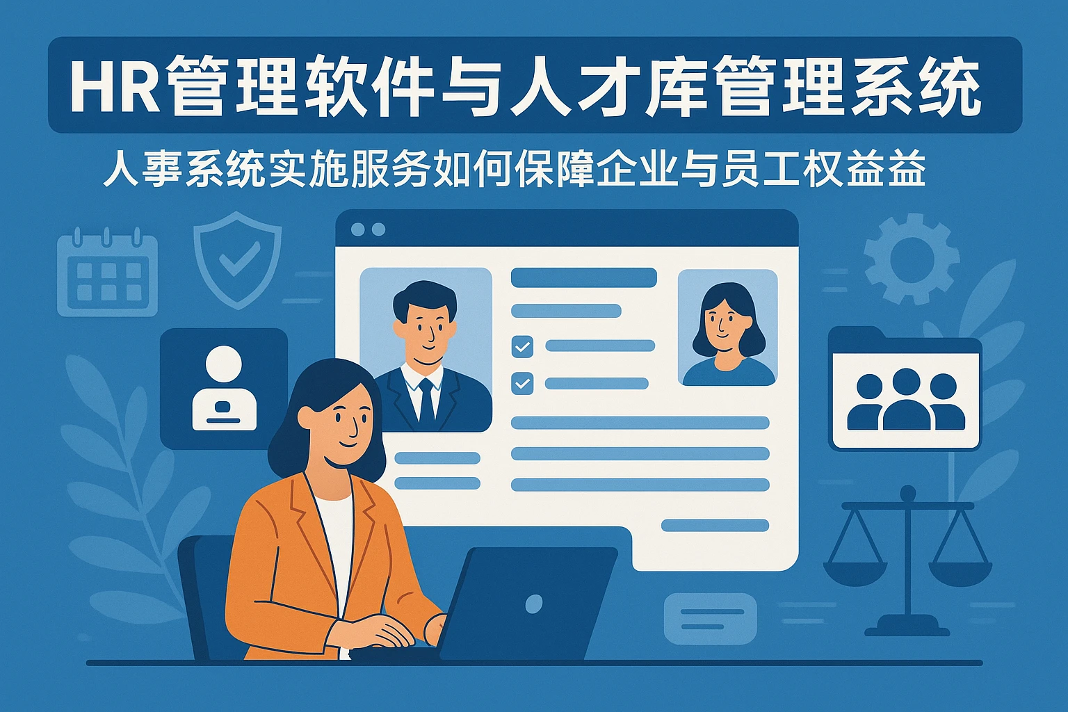 HR管理软件与人才库管理系统：人事系统实施服务如何保障企业与员工权益