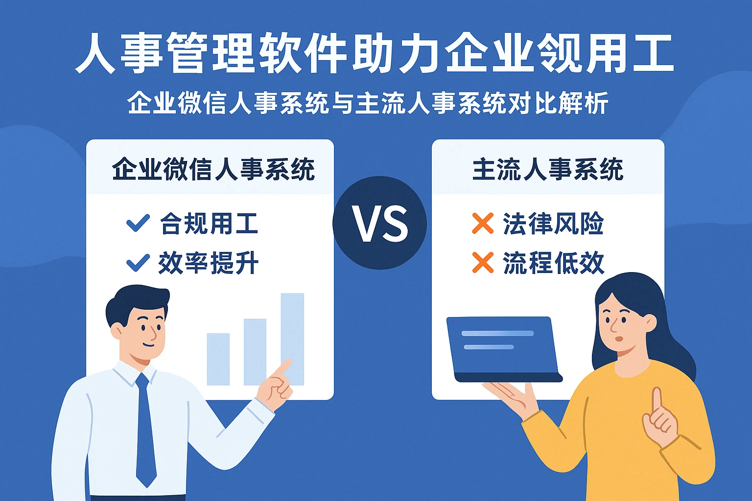 人事管理软件助力企业合规用工：企业微信人事系统与主流人事系统对比解析