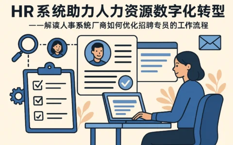 HR系统助力人力资源数字化转型——解读人事系统厂商如何优化招聘专员的工作流程