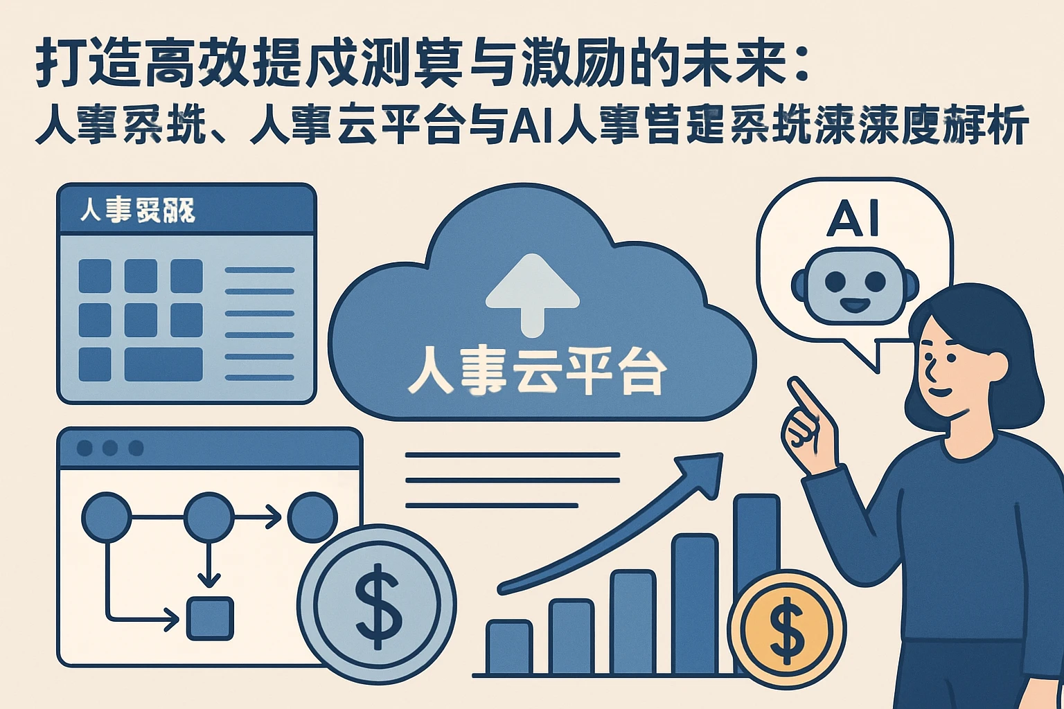 打造高效提成测算与激励的未来：人事系统、人事云平台与AI人事管理系统深度解析